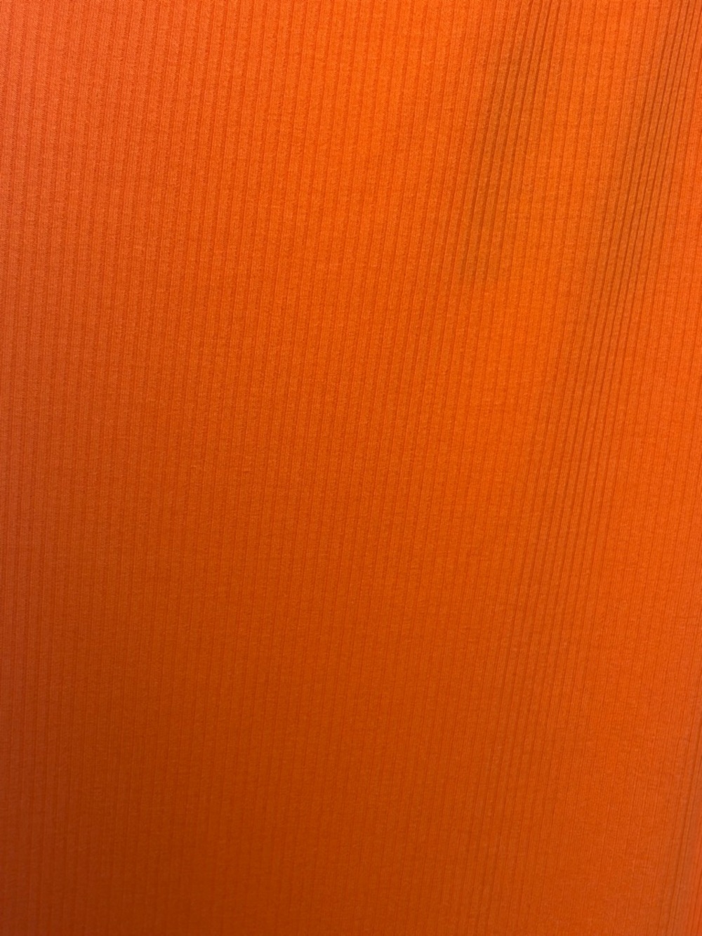 SEE YOU MONDAY LA One Shoulder Ribbed Side Slit Maxi Dress Orange Bodycon NWT L - Picture 6 of 10